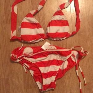 Reversible Roxy small orange bikini